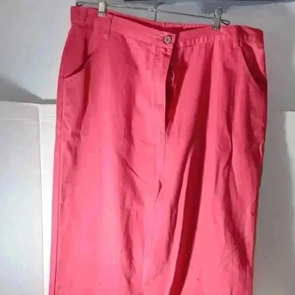 STUDIO WESTSz Lg. Wide Straight Leg With Embellished Legs2 Front Pockets Button - Picture 7 of 8